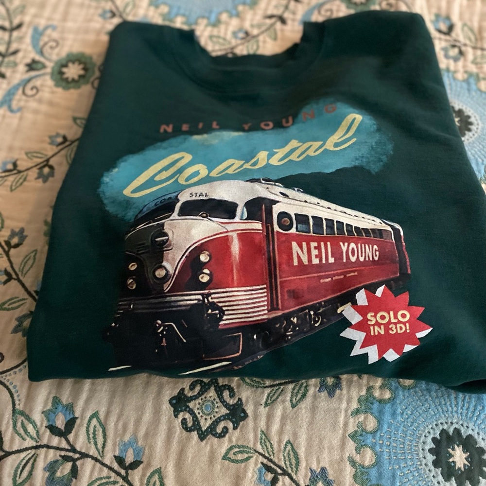 Neil Young concert sweatshirt. New without tags. Soft and roomy. 2XL